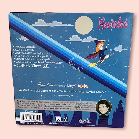 SOLD! MEGO 2018 Bewitched 2 Figure Set 8" Endora & groovy Serena dolls - Picture 12 of 14